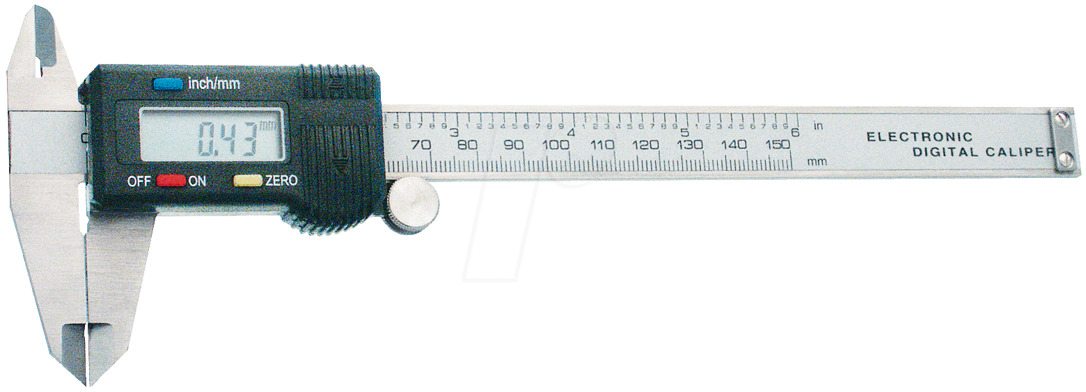60 mm Schenkellänge Digitaler Messschieber 15-150 mm zur Innenmessung 