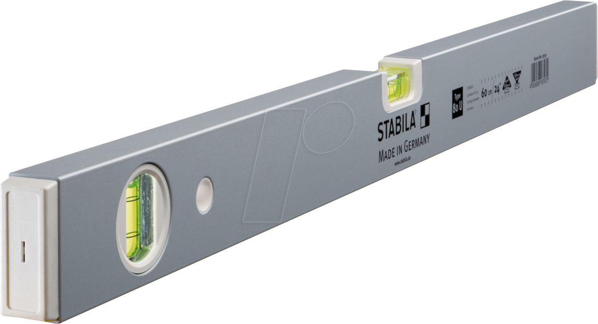 STABILA 18797: Beam spirit level, Type 80 U, 600 mm buy at reichelt ...