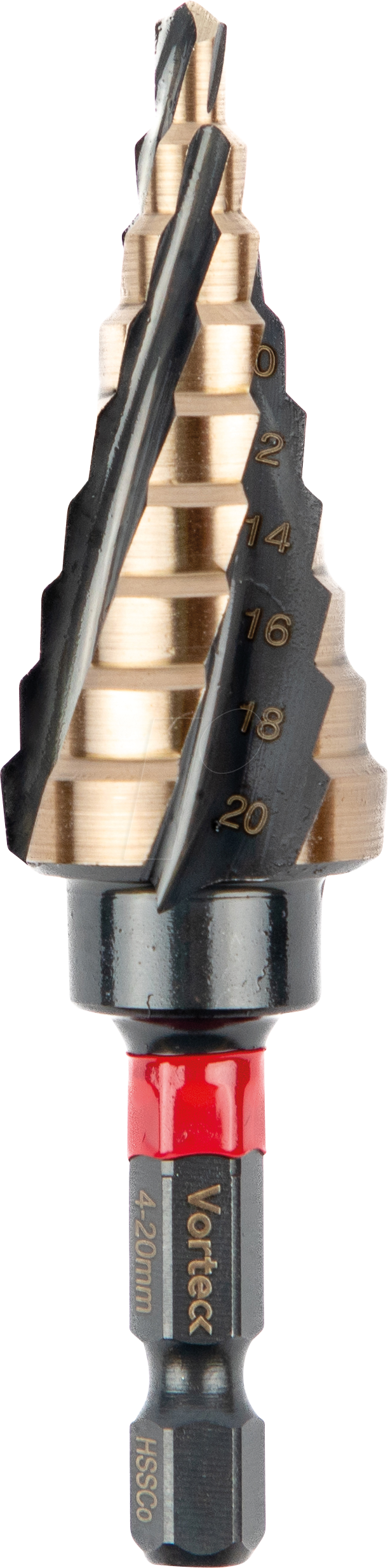 CK T3016 4-20 - Vorteck HSS-Kobalt-Stufenbohrer 4-20 mm