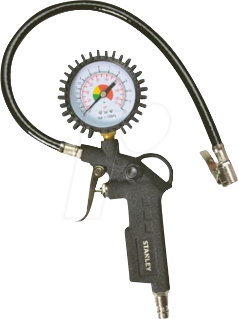 VEL W150533XSTN - Reifenfüller mit Manometer, 1/4''