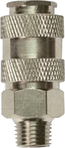 VEL W156422XSTN - Druckluft Schnellkupplung 1/4'', Außengewinde