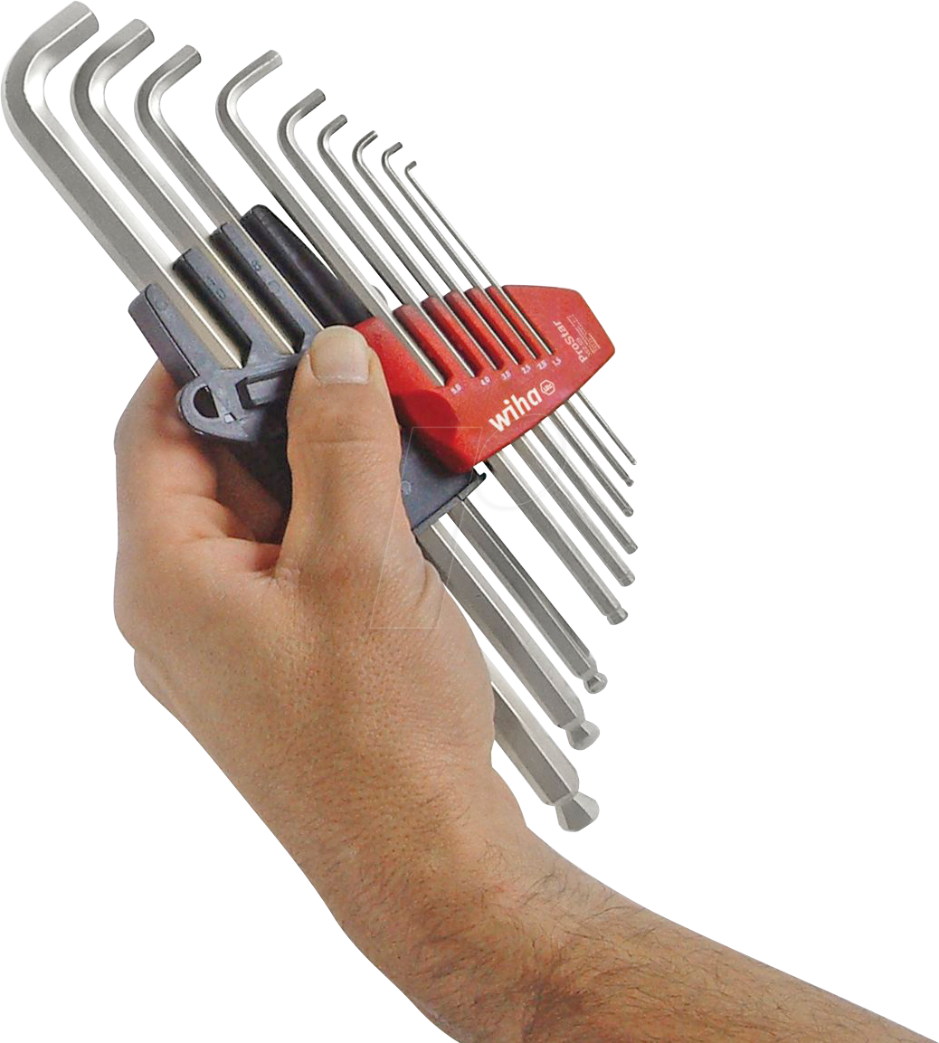 WIHA 35480 Wrench key set in ProStar holder at reichelt elektronik