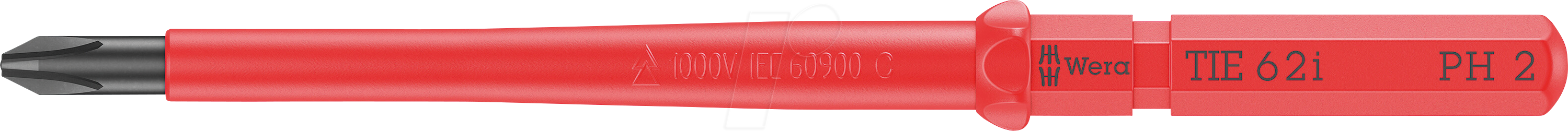 4013288228536 - Wera VDE 62 i PH 2x157mm 05006511001 TIE Kraftform Kompakt fKreuzschlitz PH (Inhalt 5 Stück) 4013288228536 - Wera VDE 62 i PH 2x157mm 05006511001 TIE Kraftform Kompakt fKreuzschlitz PH (Inhalt 5 Stück)