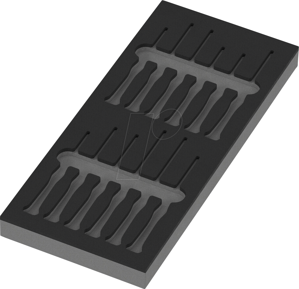 WERA 05137318001 - Schaumstoffeinlage Kraftform Micro Set, ohne Werkzeug