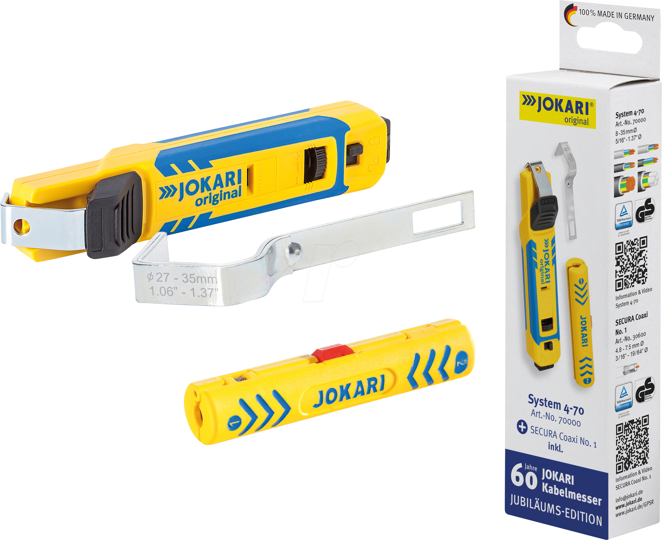 4011391700000 - JOK 70 000 - Kabelmesser System 4-70 170 mm für Rundkabel 8-18 mm²