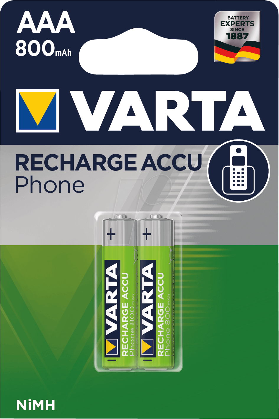 PEARL AAA Akkus, 4er-Set – Wiederaufladbare NiMH-Akkus, 1.100 MAh | Bis Zu 1000x Aufladbar, Ohne Memory-Effekt