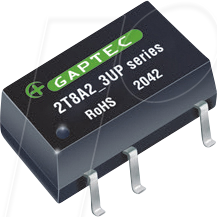 2T8A2_0505S3UP - DC/DC-Wandler, 2 W, 5.5 V, 400 mA, SMD