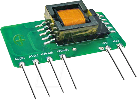 Image of 5ACF1W_15S4 - AC/DC-Wandler, 5 W, 15 V, SIP 6
