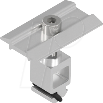 Image of ALT119062940080C - PV-Mittelklemme, flach, für 29 - 40 mm Module, silber