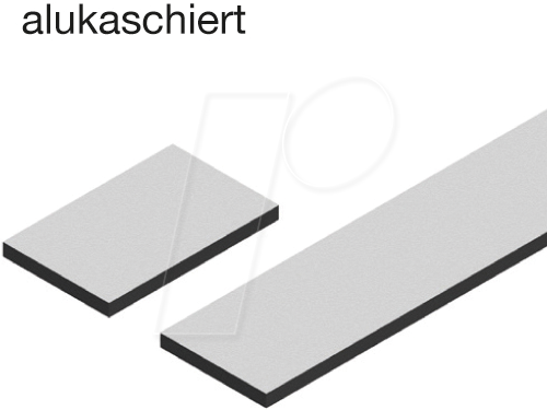 Image of ALT5BSMKA200125 - Bautenschutzmatte, alukaschiert, 200x125x15 mm