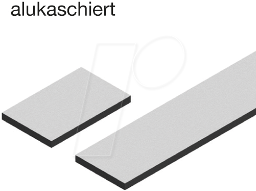 Image of ALT5BSMKA600125 - Bautenschutzmatte, alukaschiert, 600x125x15 mm