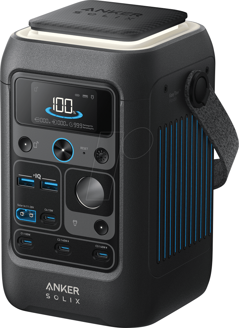 0194644298982 - ANKER SOL C300XD - Anker SOLIX C300X DC Powerstation 300 W 288 Wh