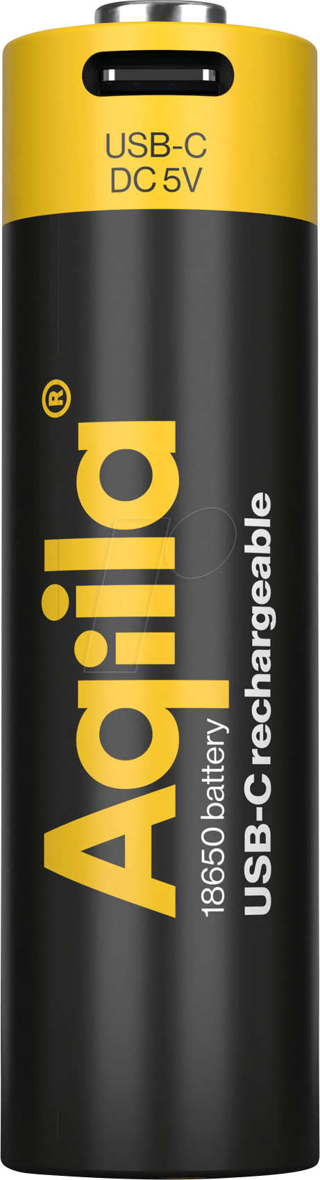 8716778936398 - USB-Akku mit Ladekabel USB-C Li-Ion 18650 2000 mAh 1 St