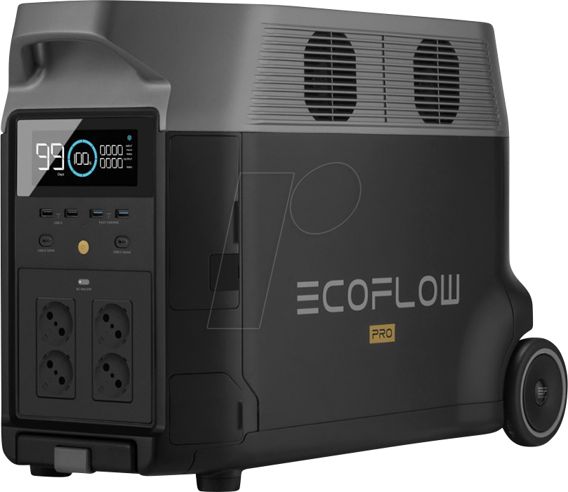 ECOFLOW 3600W - DELTA Pro, Powerstation, 3600 W, USB