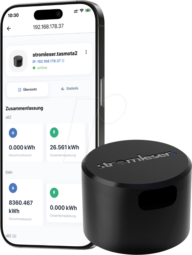 ELE SLT2-01 - Energieleser - stromleser.tasmota2, wifi