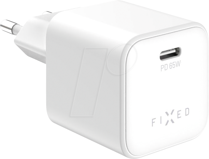 8591680188963 - FIXCG65M-C-WH - USB-Ladegerät 65 W 5-20 V 325 A 1x USB-C PD 30 weiß