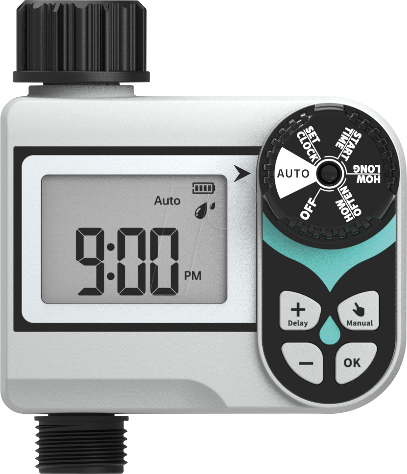 GMR GWT106S - Digitaler Wassertimer, Zeitschaltuhr