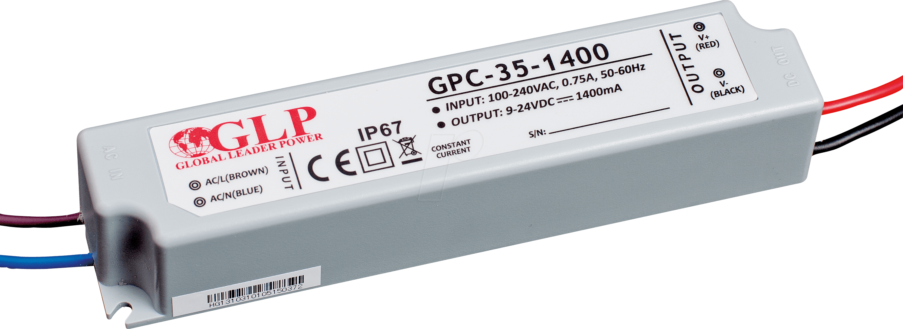 5901885208404 - GPC-35-1400 - LED-Netzteil 336 W 1400 mA 9-24 V DC IP67