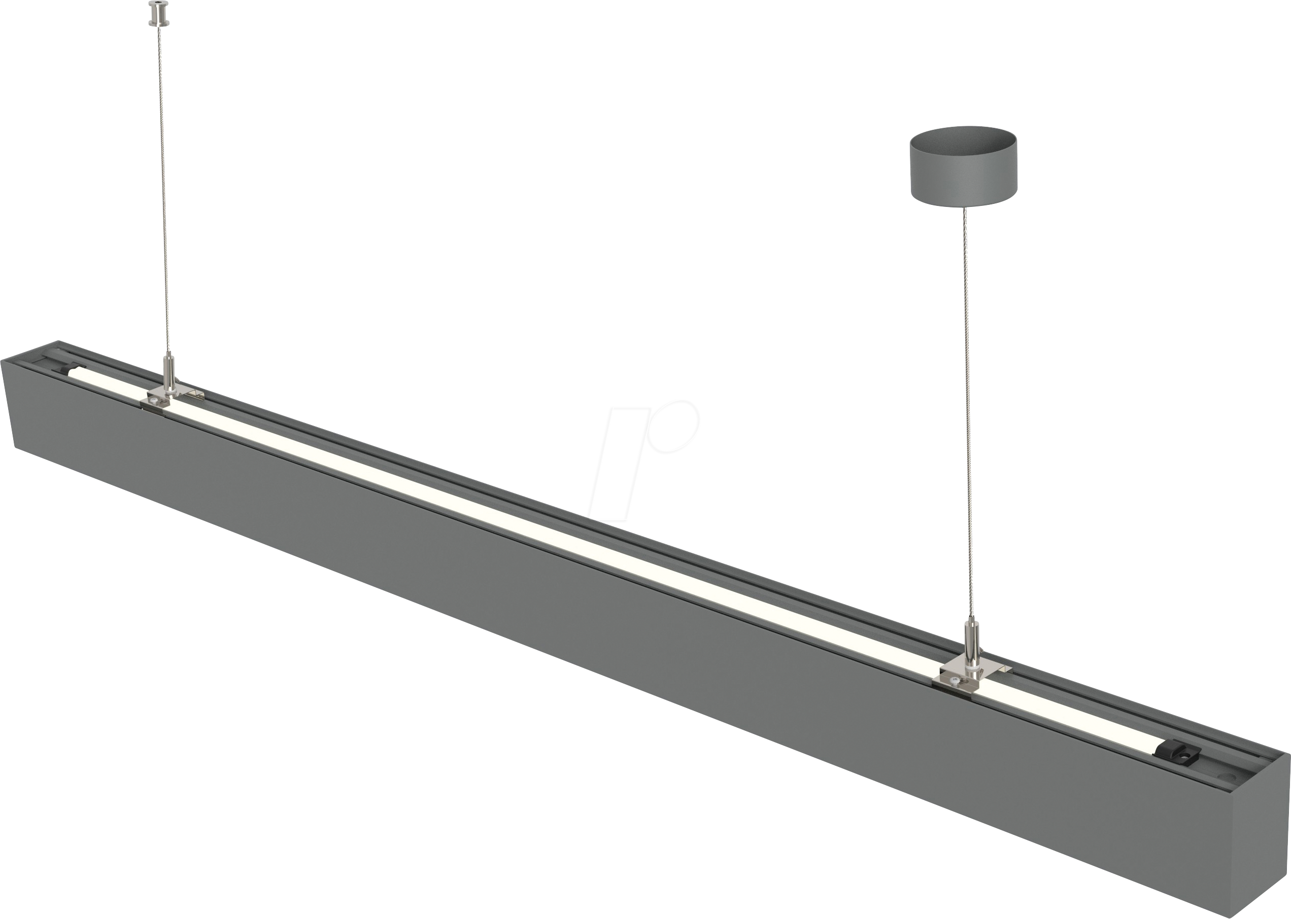 4002940023558 - HEIT LL-510014 - Linear Pendelleuchte 46 W 6000 lm 4000 K silbergrau