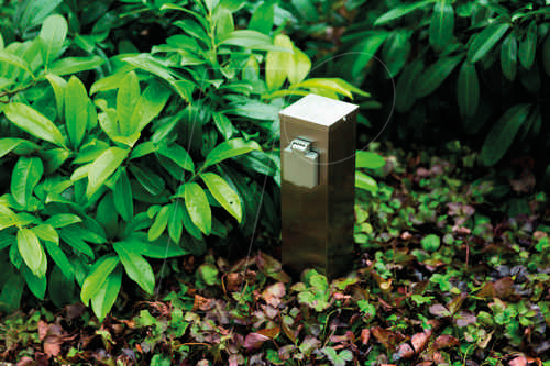 4002940354607 - - Heitronic 35460 Gartensteckdose Edelstahl erhöhter Berührungsschutz