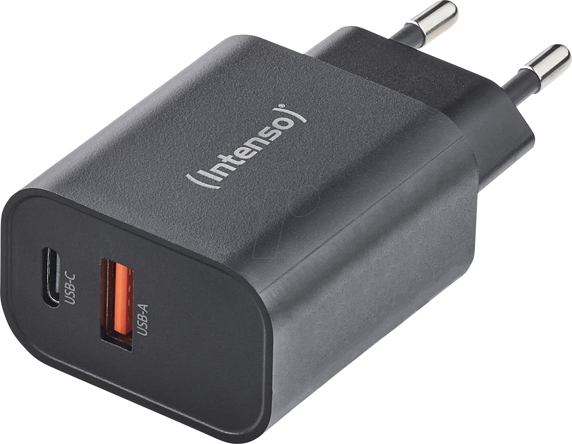 4034303035915 - INTENSO 7803010 - USB-Ladegerät 30 W 1x USB-A 1x USB-C PD 30 QC 40 schwarz 4034303035915 - INTENSO 7803010 - USB-Ladegerät 30 W 1x USB-A 1x USB-C PD 30 QC 40 schwarz