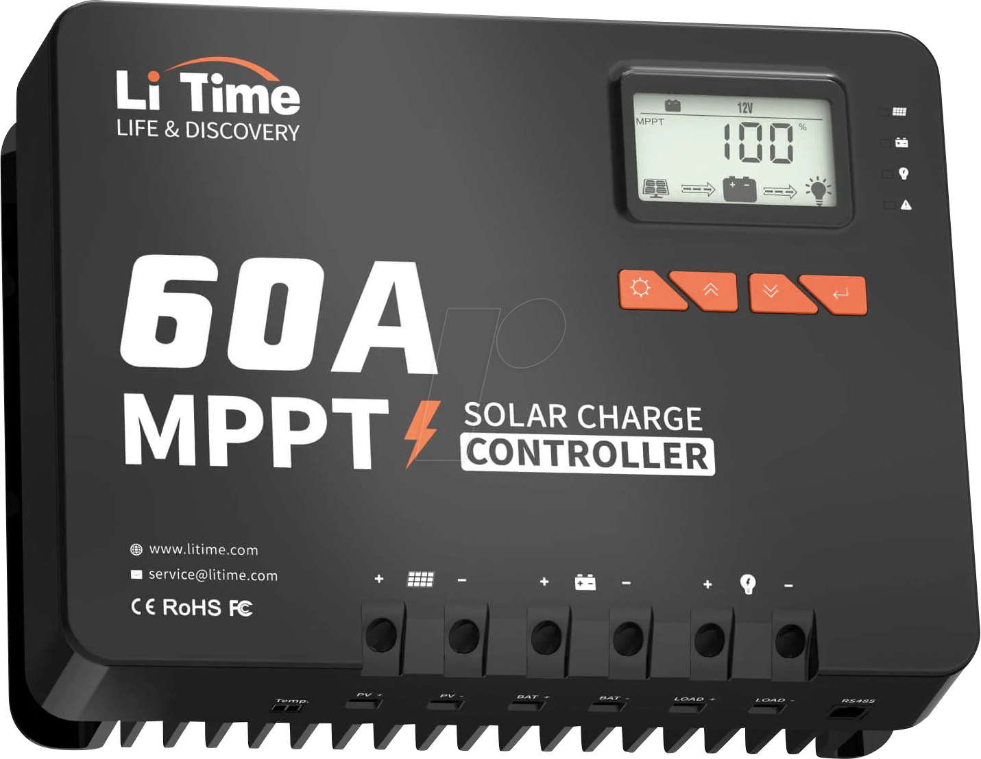 MPPT 60A Solarladeregler 12V 24V 36V 48V Auto – Max 160V DC Eingang, LCD Display, Für Gel, AGM, Lithium & Mehr MPPT Laderegler Lithium MPPT 60A Solarladeregler 12V 24V 36V 48V Auto – Max 160V DC Eingang, LCD Display, Für Gel, AGM, Lithium & Mehr MPPT Laderegler Lithium