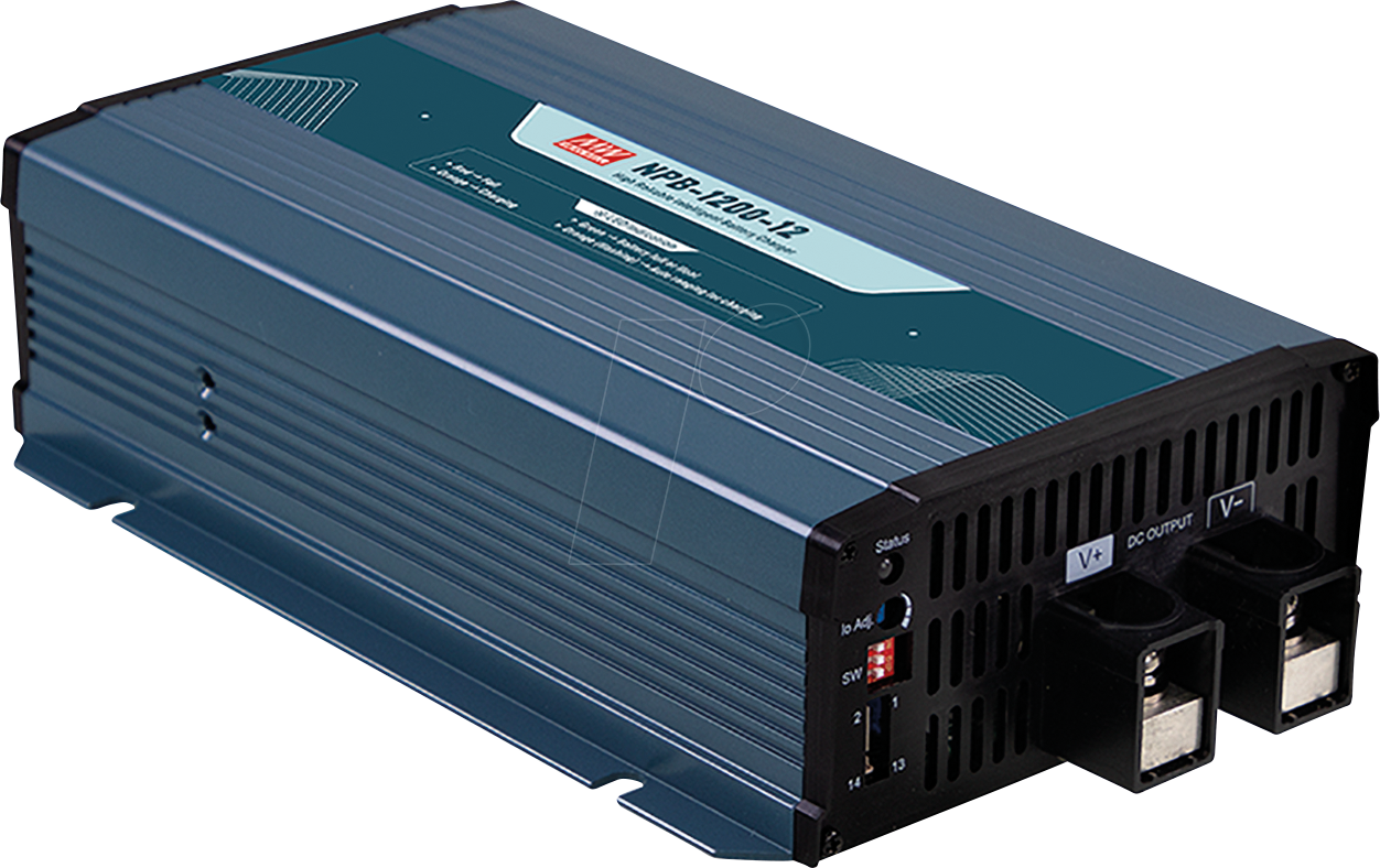 MW NPB-1200-24 - Ladegerät für Blei-, Lithiumakkus, 24 V, 36 A