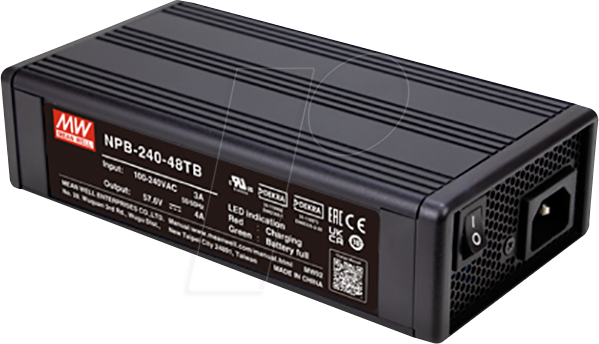 MW NPB-240-24TB - Ladegerät für Blei-, Lithiumakkus, 28,8 V, 8 A