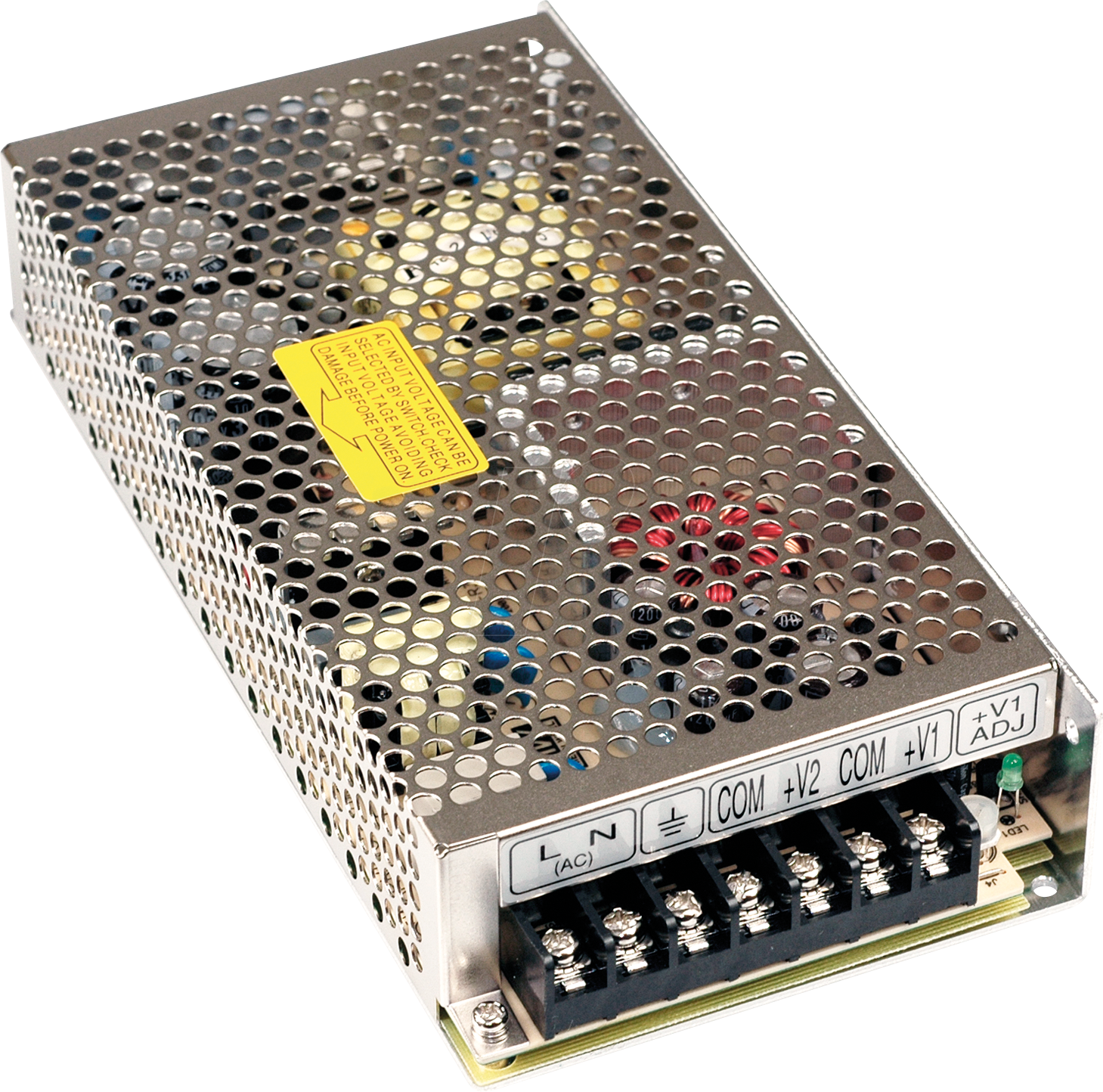 MW RD-125A - Schaltnetzteil, geschlossen, 131 W, 5 / 12 V, 7,7 A