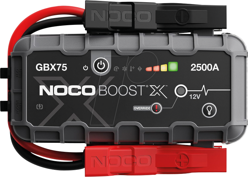 NOCO GBX75 - KFZ- Starthilfe, JumpStarter, Li-Ion, 2500 A, USB