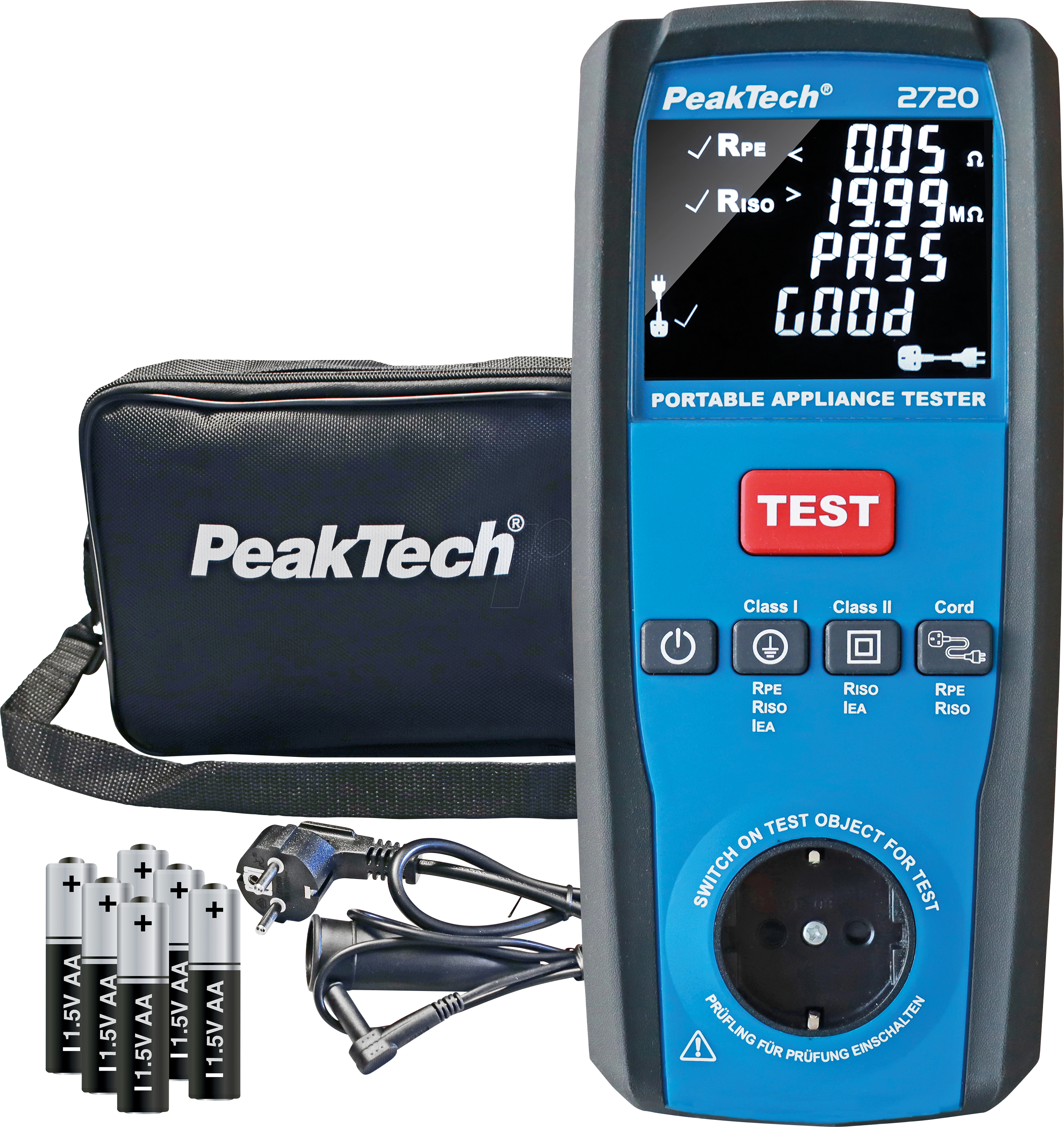 4250569407321 - 2720 - PAT-Tester P 2720 DIN VDE 0701-0702 4250569407321 - 2720 - PAT-Tester P 2720 DIN VDE 0701-0702