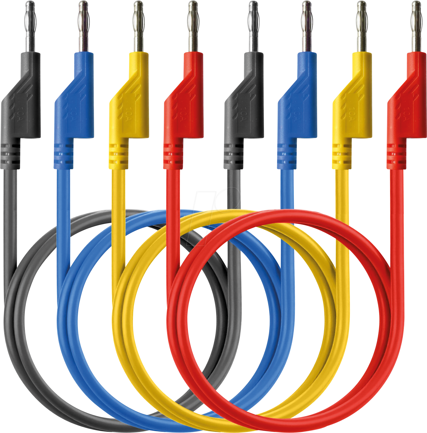 4250569407703 - 7046 - Messleitungen 025 m stapelbar 4er Set