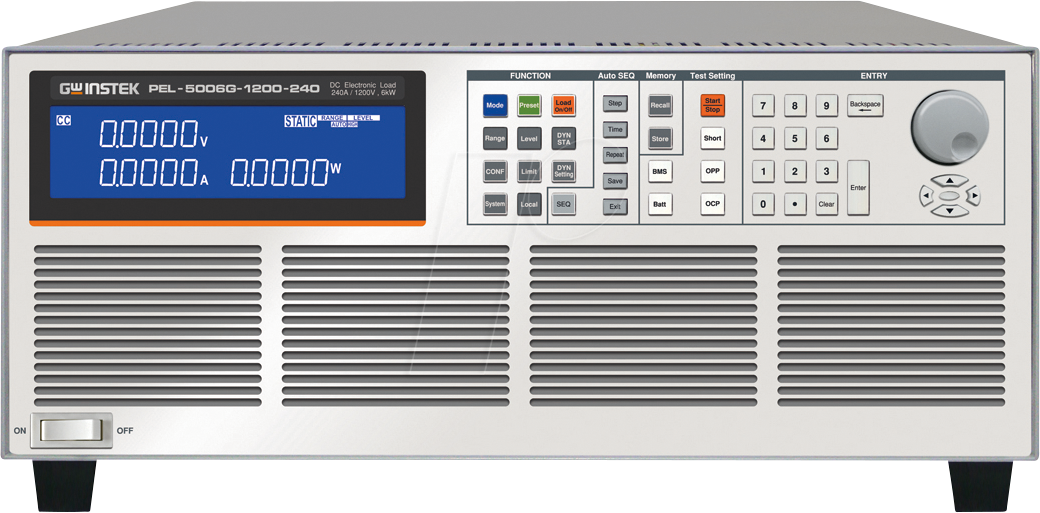 4711458120054 - PEL-5006G-12-240 - Elektronische Last 6000 W 240 A 1200 V GPIB RS232 USB LAN