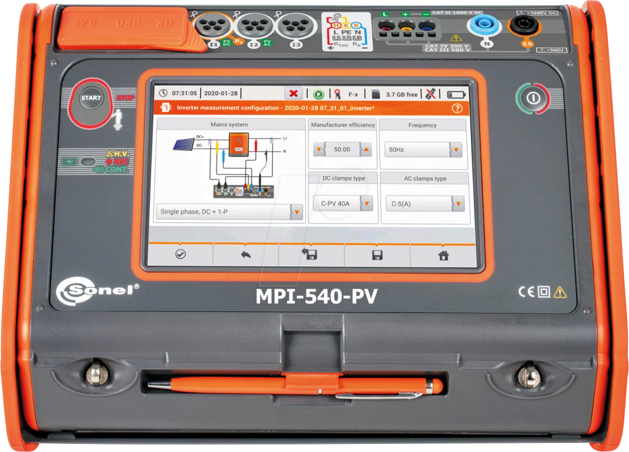 5907624012523 - MPI-540-PV - Multifunktions-Installationsprüfgerät MPI-540-PV