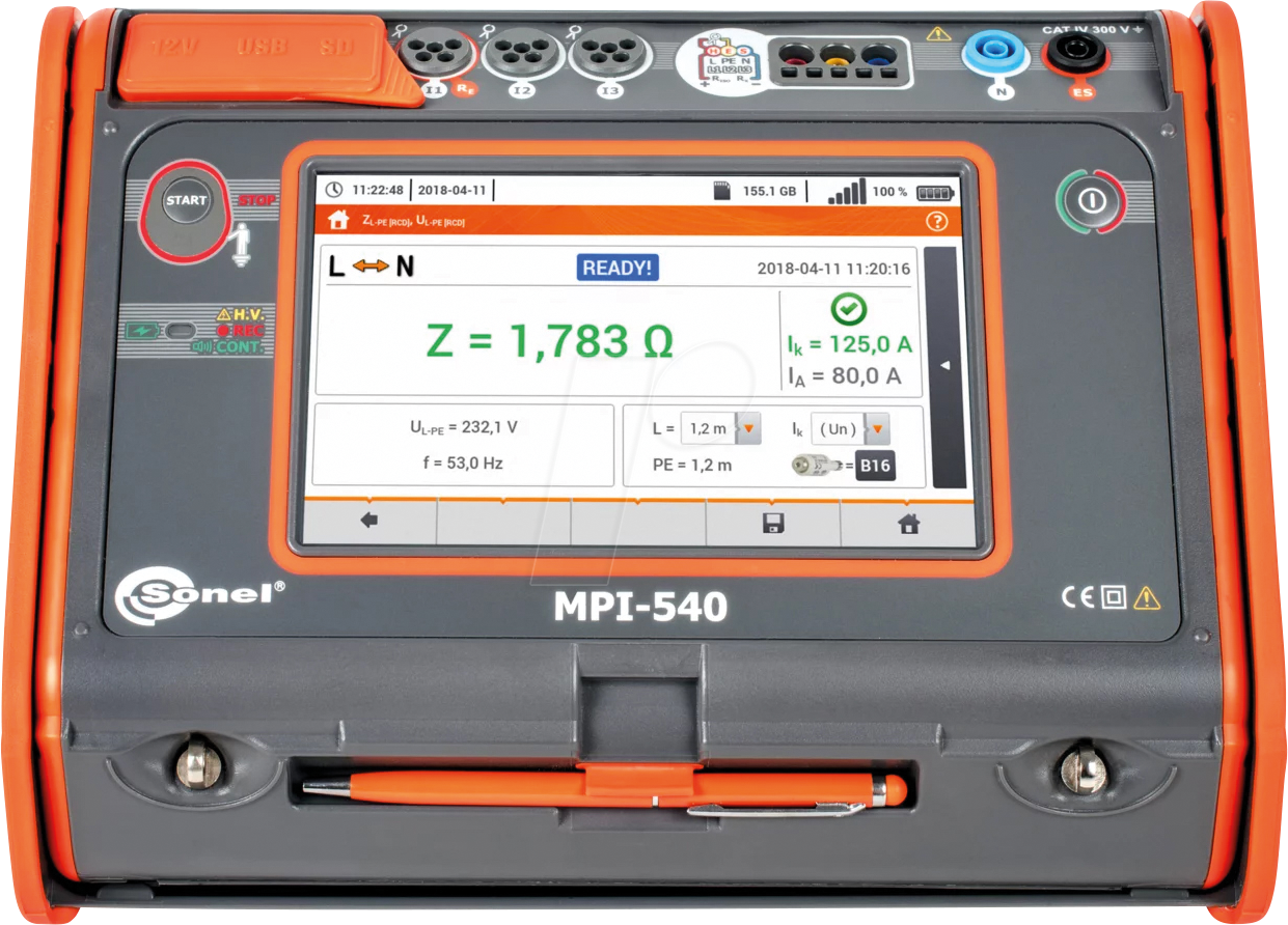 Sonel MPI-540 multifunction installation tester