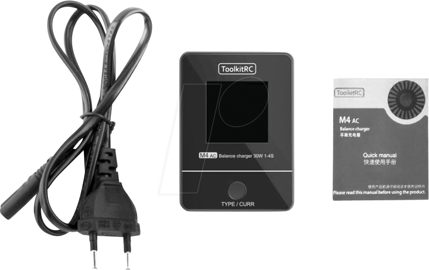 TOOLKITRC Charger for rechargeable battery packs M4AC, for 1 - 4s, max ...