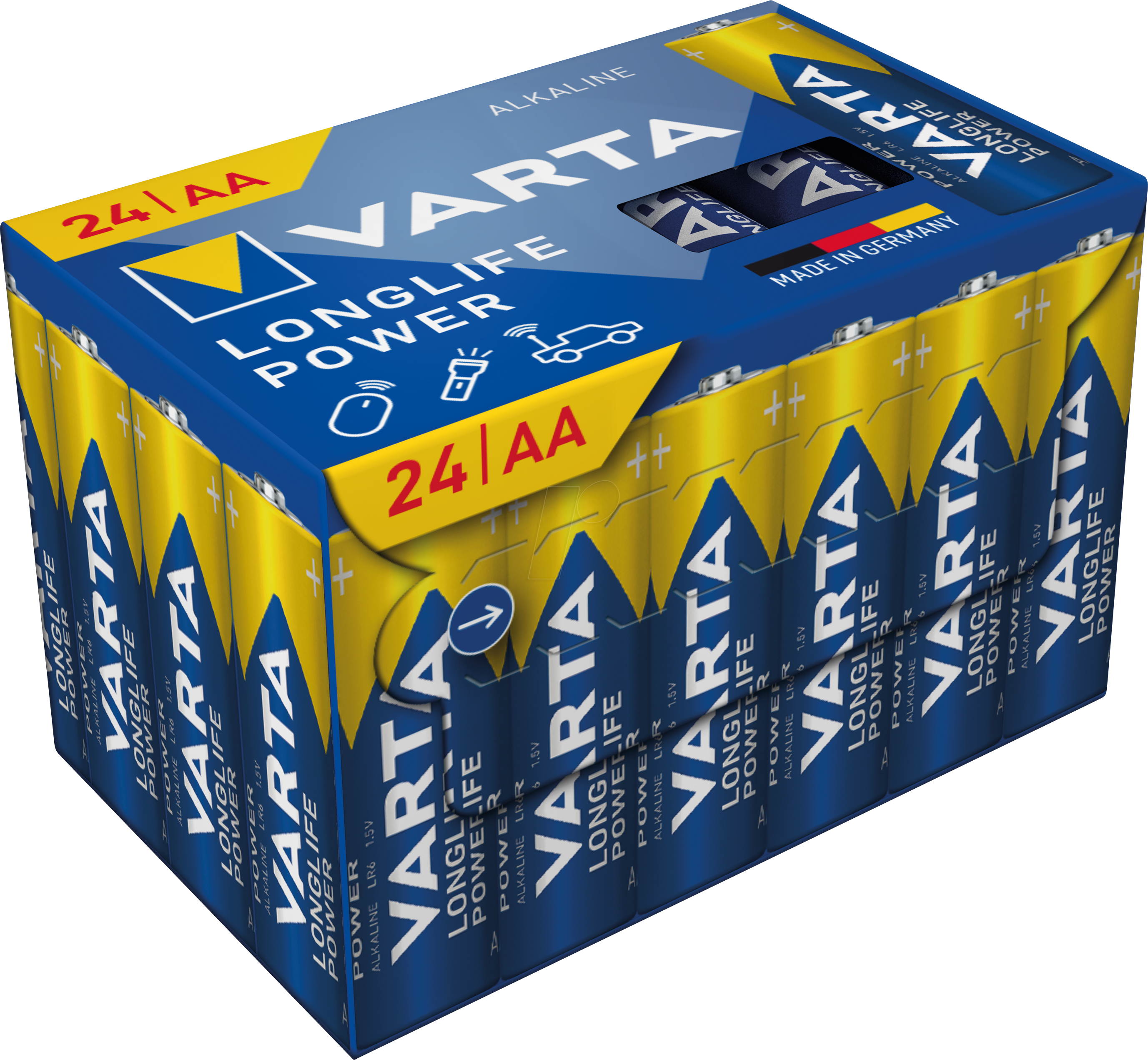 4008496129904 - VAR LLP AA 24X - Longlife Power Alkaline Batterie AA (Mignon) 24er-Pack