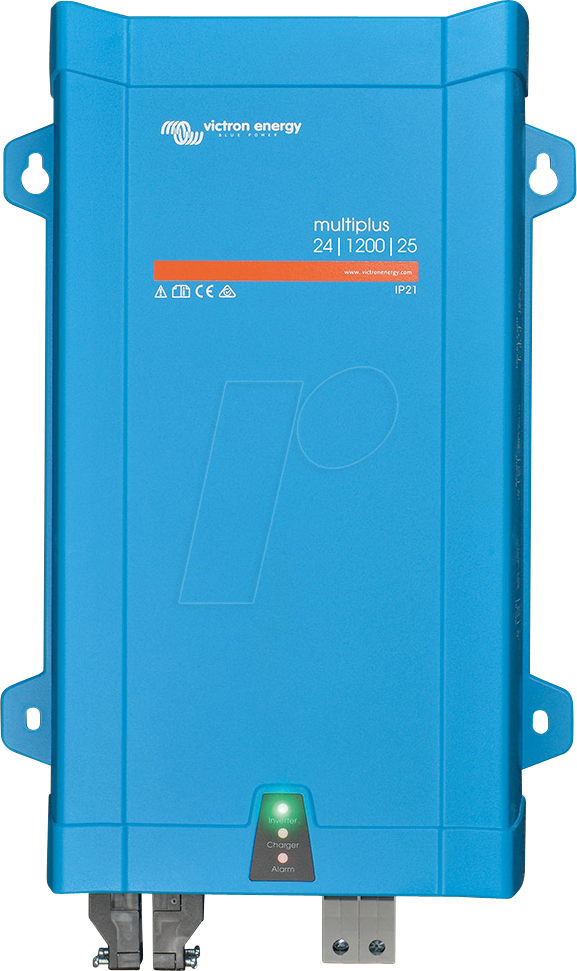 8719076039327 - Wechselrichter »Inverter   Charger Victron MultiPlus 24 1200 25-16 230V« Wandler 1200 W 24 VDC blau Elektroinstallation