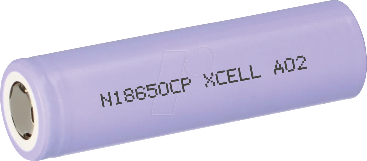 XCELL 18650-35E - Industriezelle, 18650, 3,6 V, 3350 mAh, ungeschützt