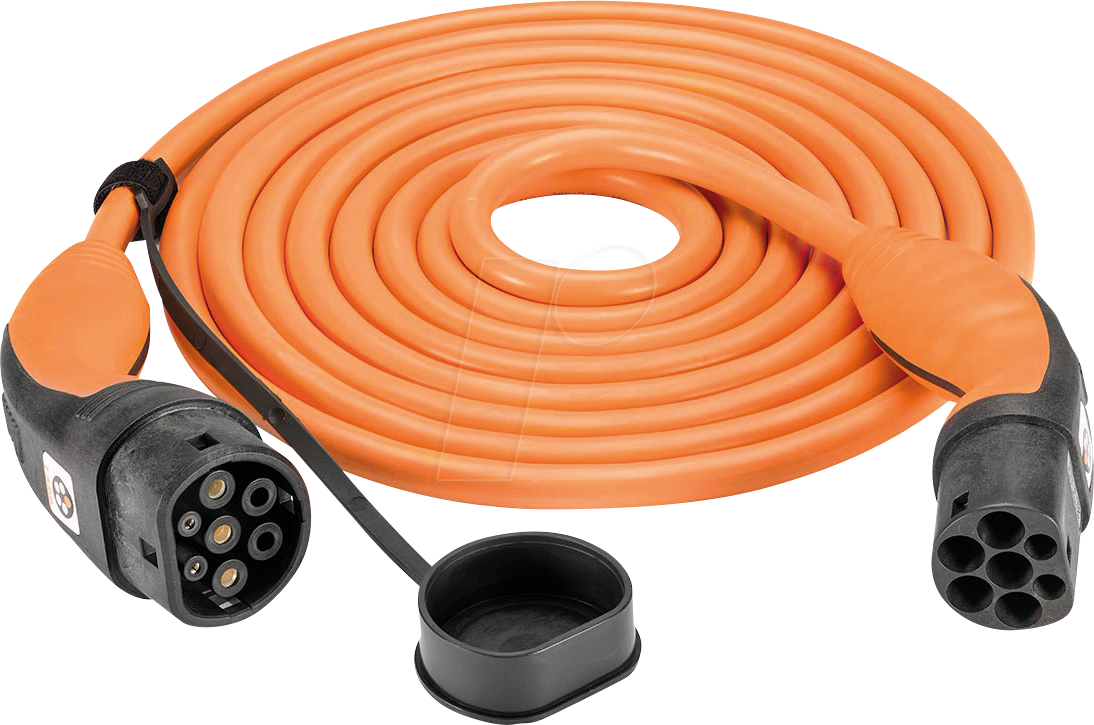 4056158843170 - 5555932002 - Typ 2 Kabel für E-Fahrzeuge 74 kW 5 m Helix