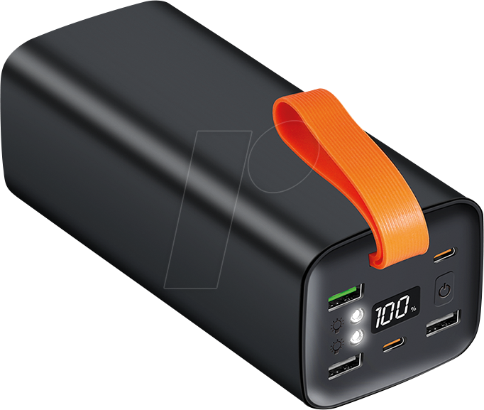 4052792076318 - LOGILINK PA0351 - Powerbank Li-Po 50000 mAh 100 W 2x USB-C 3x USB-A schwarz 4052792076318 - LOGILINK PA0351 - Powerbank Li-Po 50000 mAh 100 W 2x USB-C 3x USB-A schwarz