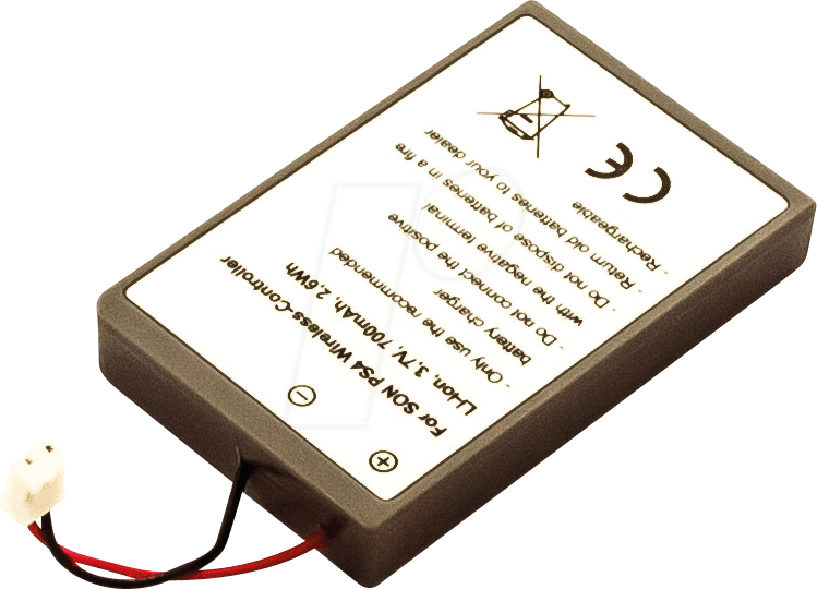 AKKU 30762: Batterie de console pour manette Playstation 4, Li-Ion