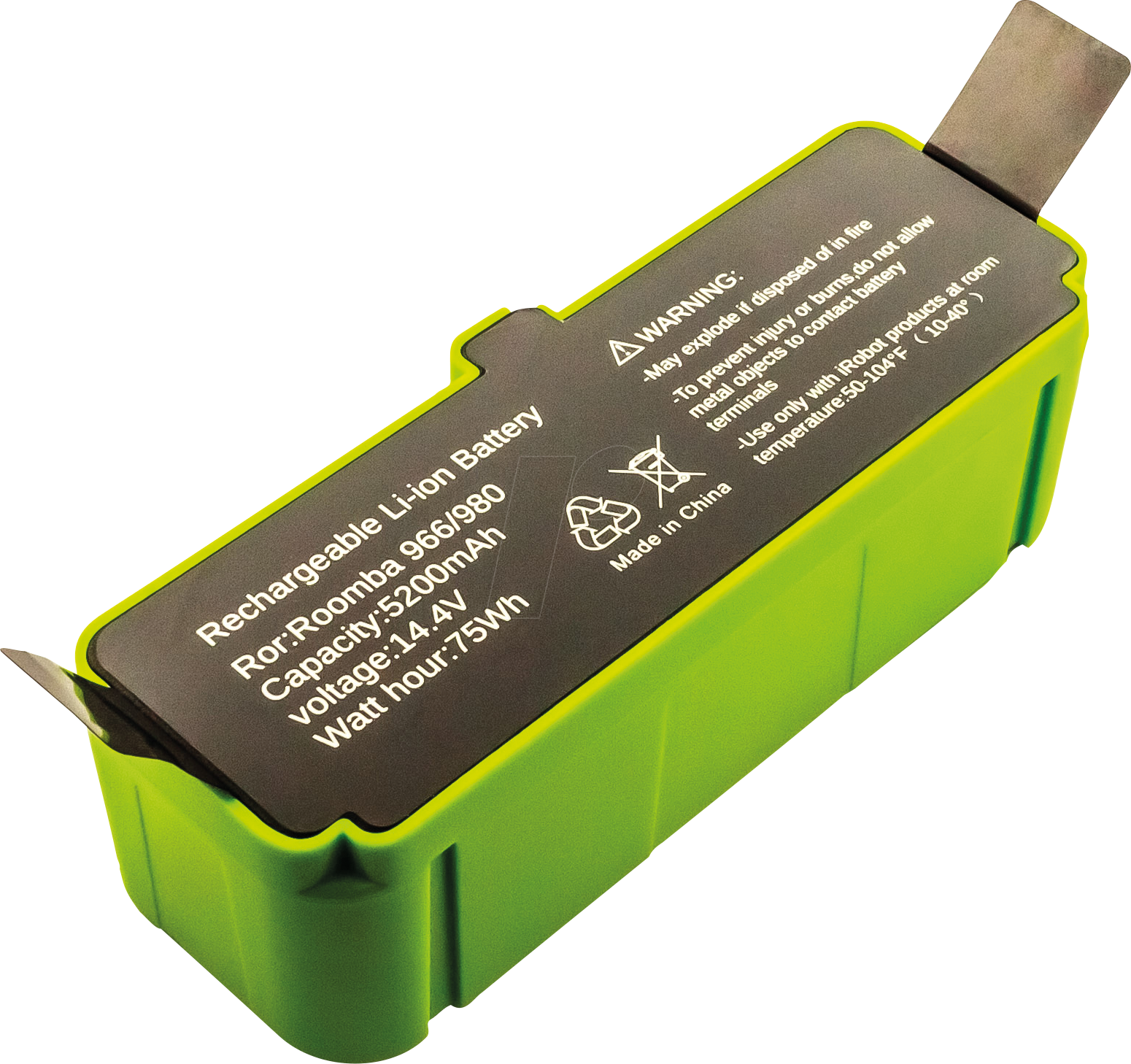 konvergens Håbefuld Tilbagetrækning AKKU 30993: Battery for IROBOT Roomba 614, Li-Ion, 5200 mAh at reichelt  elektronik