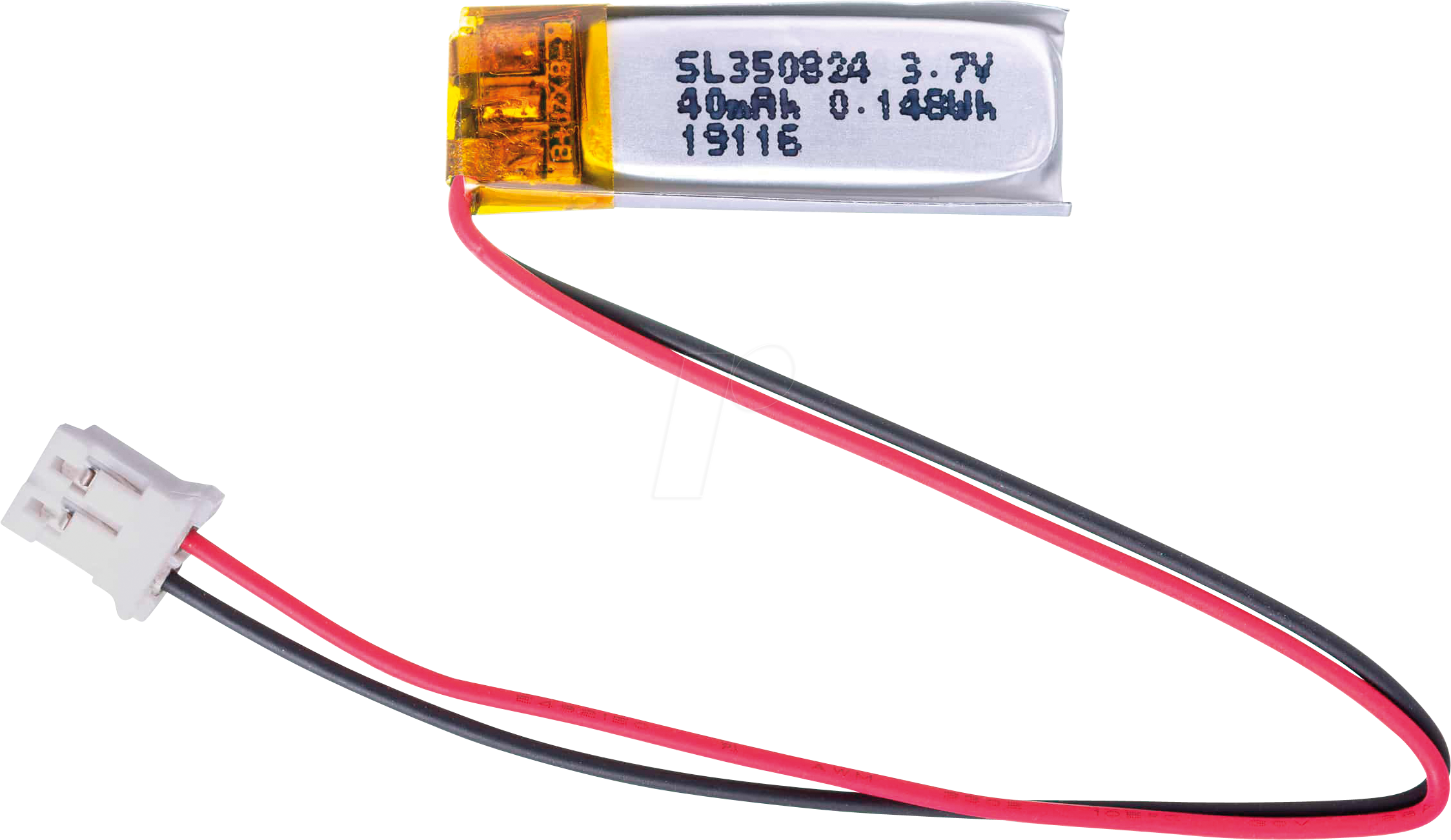 AKKU SOLD333275 - Li-Ion Akku, SOLDERED 333275, 40 mAh, 3,7 V