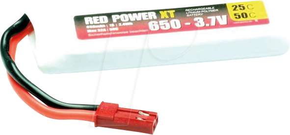 RD XT 650 S1 - Akku-Pack, Li-Polymer, 3,7 V, 650 mAh