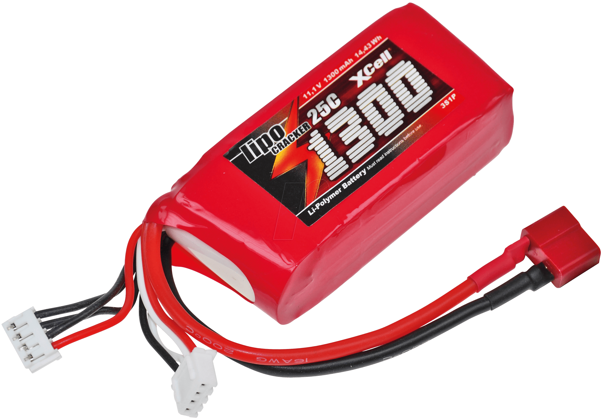 XLIPO C3 1300 - Akku-Pack, Li-Polymer, 11,1 V, 1300 mAh, 35 C