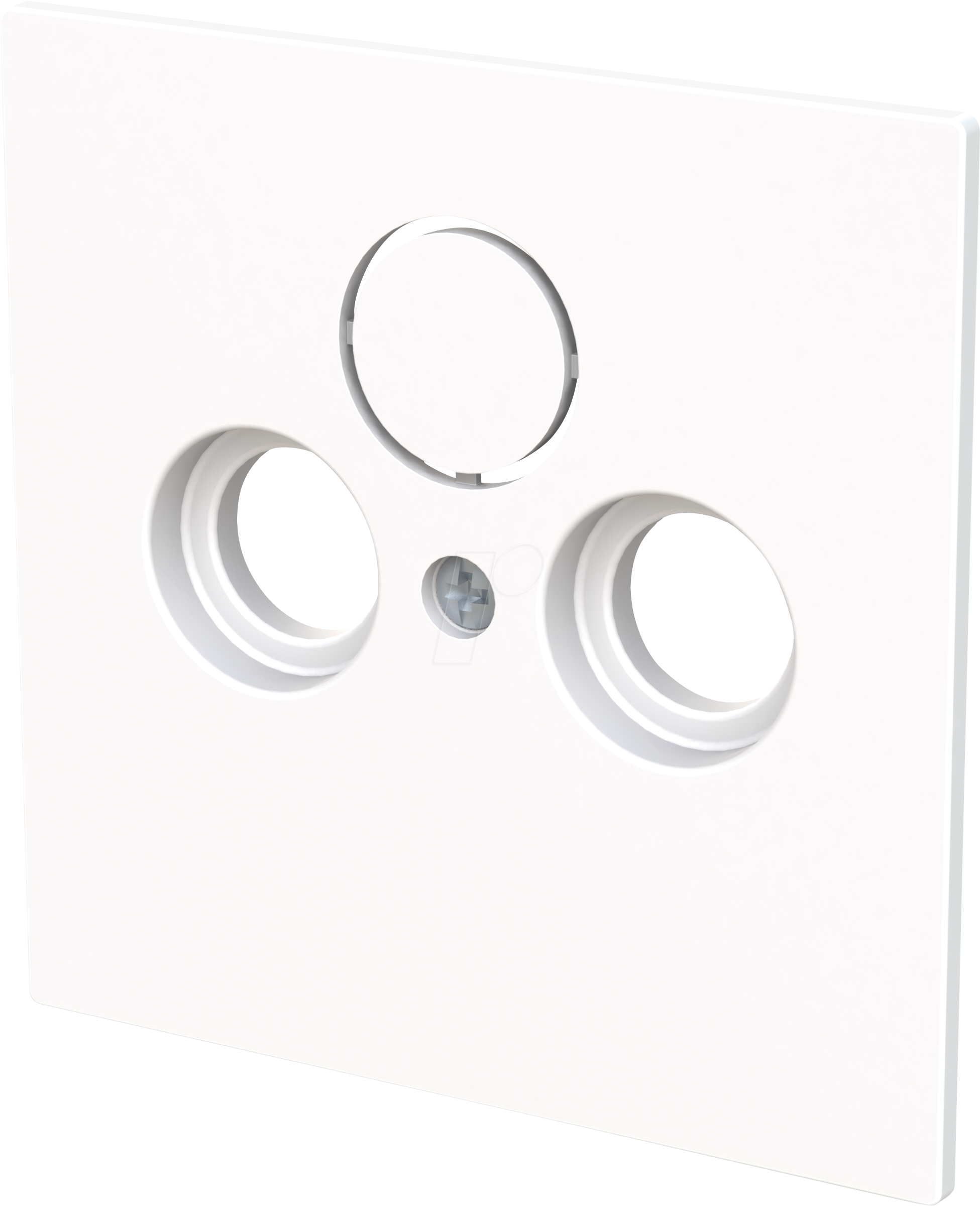 4011395316986 - BJ 1743-44G - Zentralscheibe für Antennensteckdose 2 3-fach