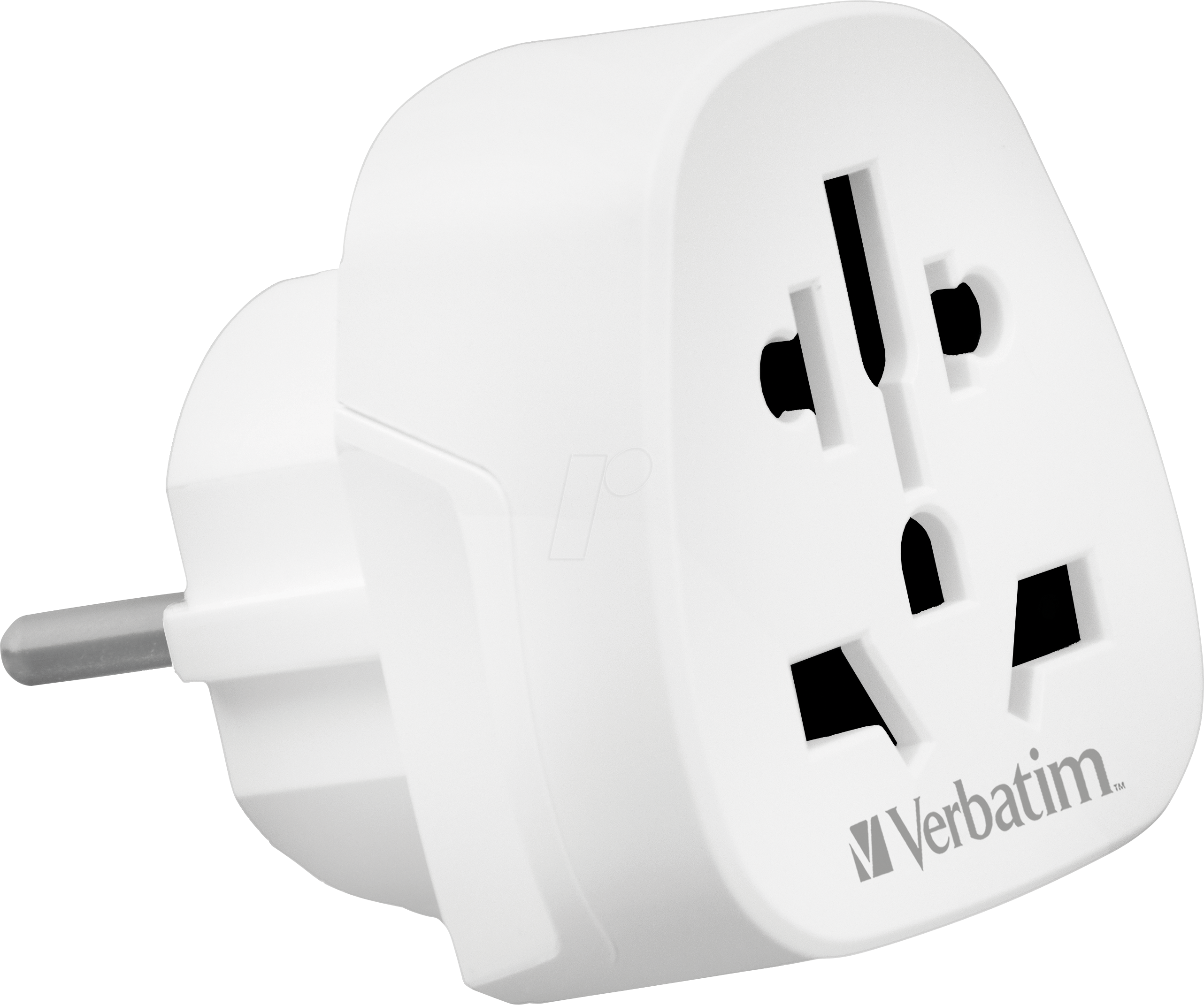 0023942495499 - VERBATIM 49549 - Steckdosenadapter WTEU-02 100-250V 50 60Hz weiß