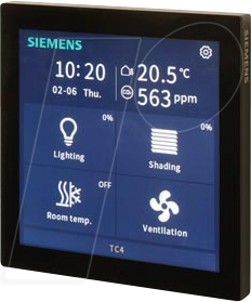 SIE UP 204/22 - Touch Control TC4, 4'' Touch Panel, schwarz