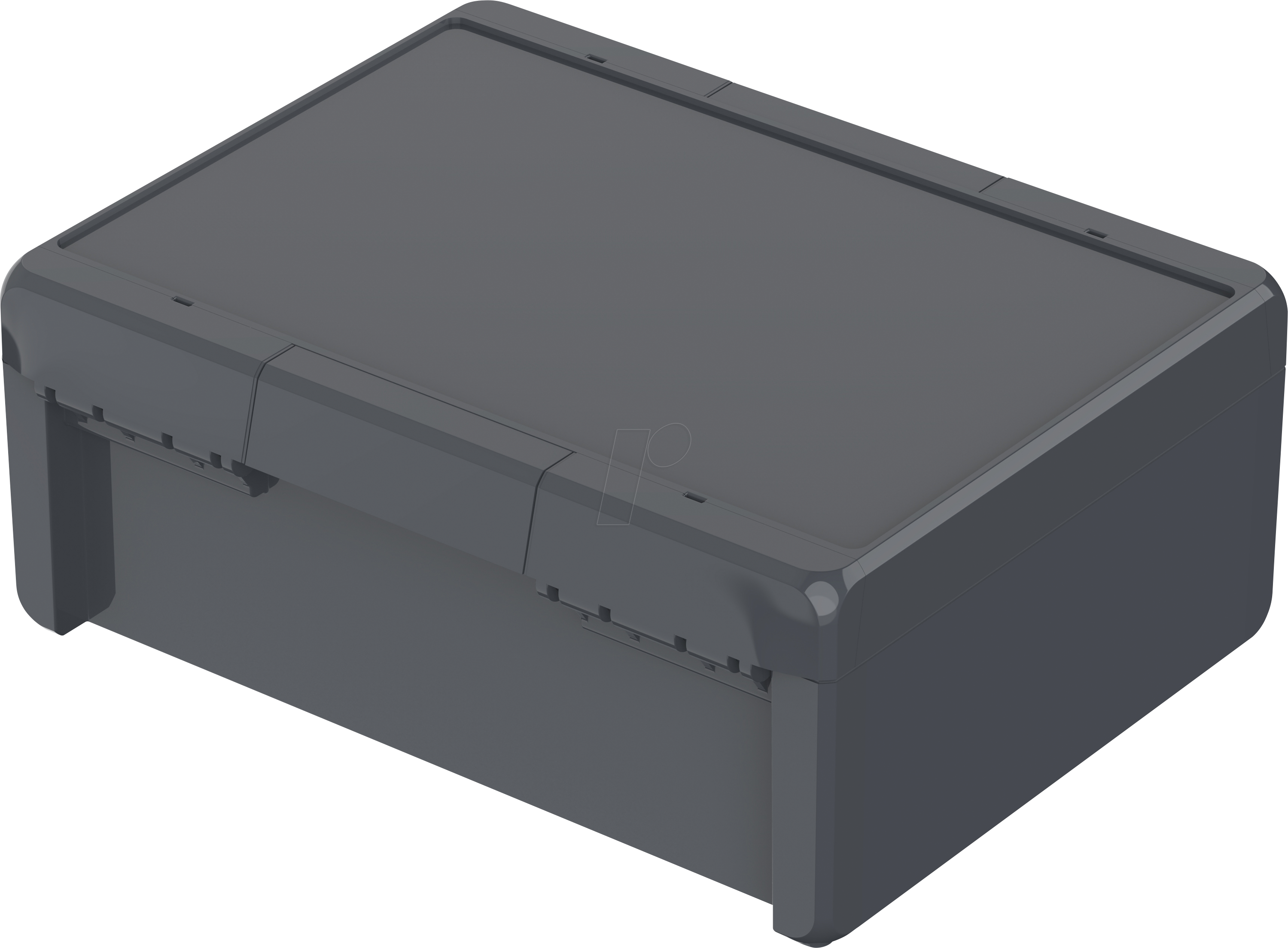 4058545000043 - B 233012 ABS-7024 Bocube Gehäuse 96038564 Universal-Gehäuse 239 x 300 x 120 ABS Graphitgrau (RAL 7024) 1 St
